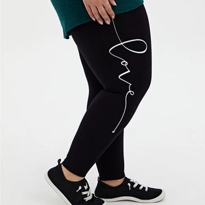 Torrid "Love" Graphic Leggings